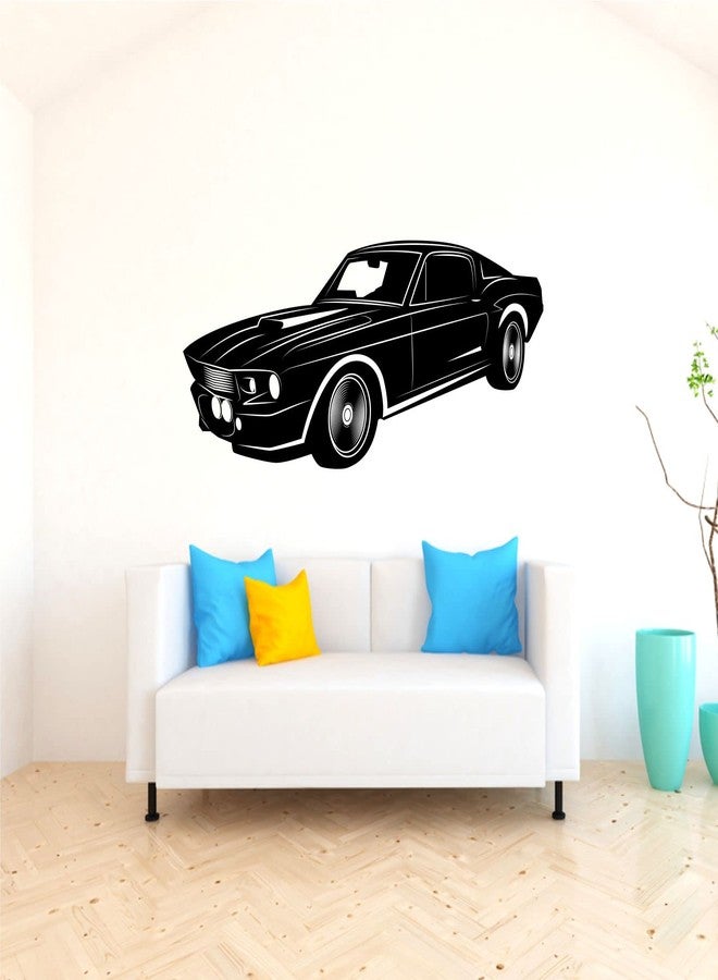 Sticker Yard Sports Car Vinyl Wall Sticker for Living Room/Bedroom/Office and All Decorative Wall Stickers Size 76X35CM - Image 2